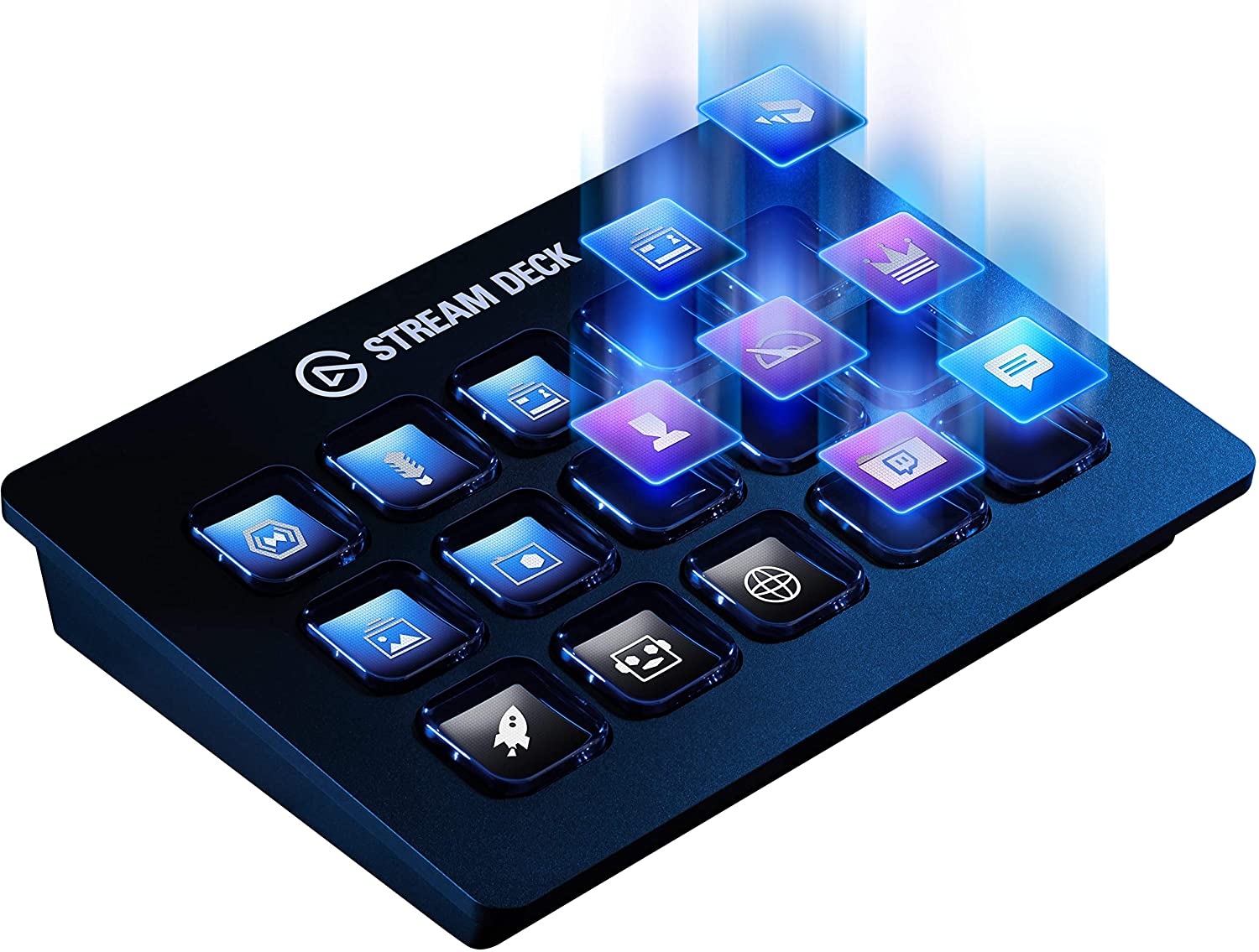 Delaunay Productions - Équipements - Elgato Stream Deck - Contrôleur de contenus en Direct, 15 Touches LCD - image_1