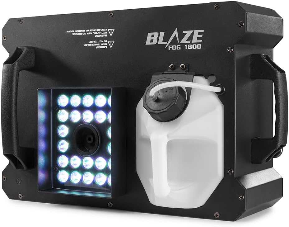 Delaunay Productions - Équipements - BeamZ BLAZE1800 Machine à Fumée Verticale et Horizontale RGBA - 1800 Watts, 24 LEDs de 4W, Réservoir 2,8L - image_2