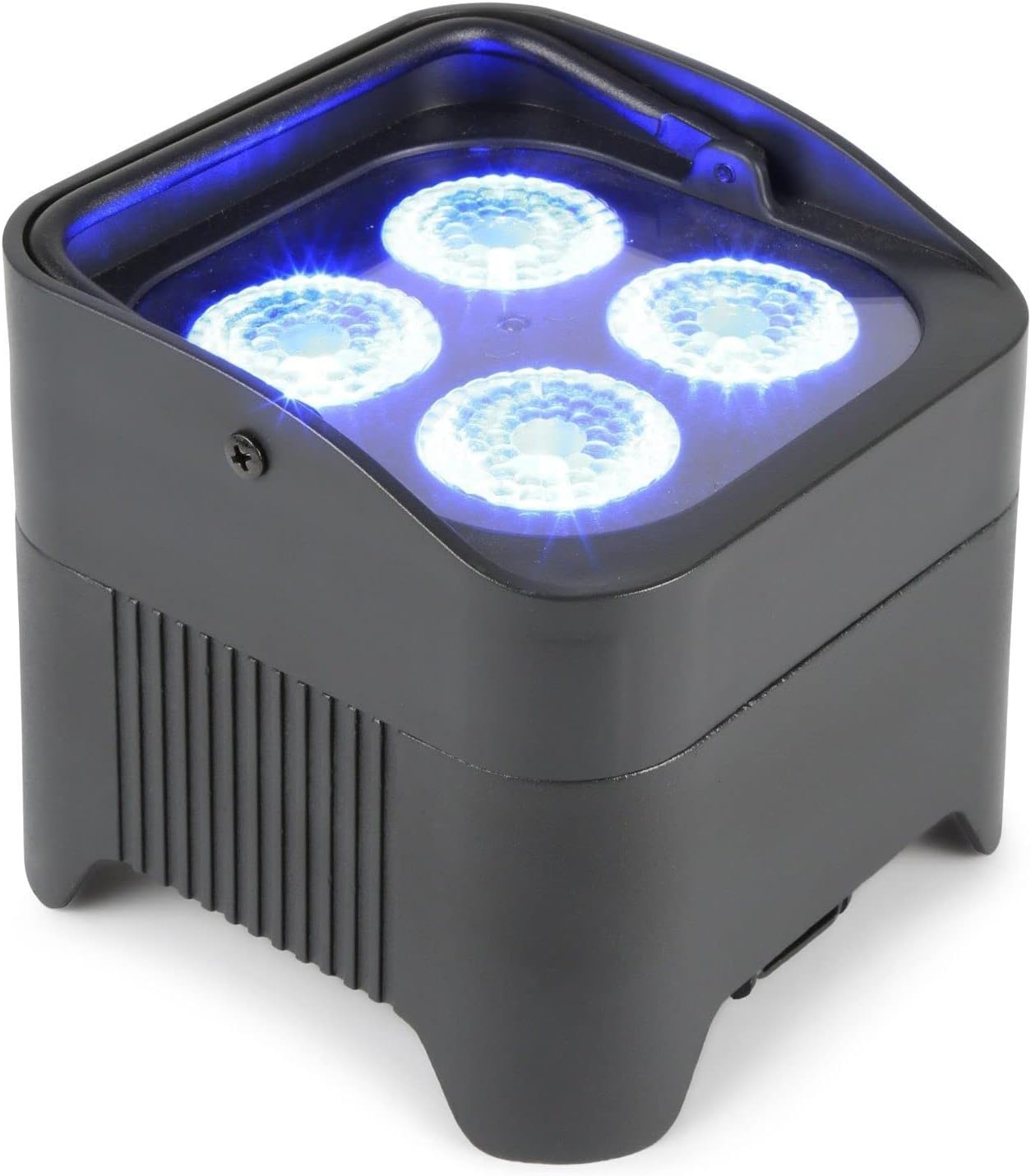 Delaunay Productions - Équipements - Beamz BBP94 Projecteur Uplight PAR- 4x LED RGBAW-UV, 10W par LED, Batterie 16h (Pack de 10)