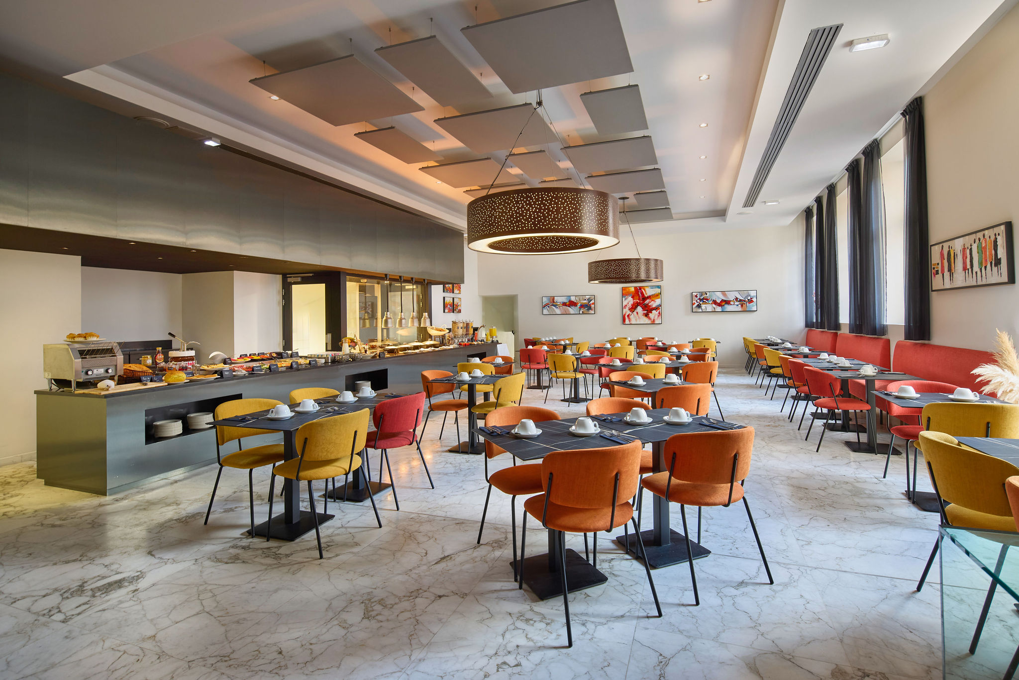 Bourgtheroulde breakfastarea