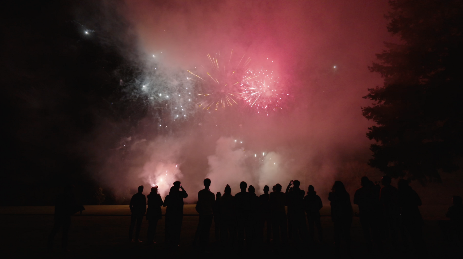 Feu d'artifice mariage