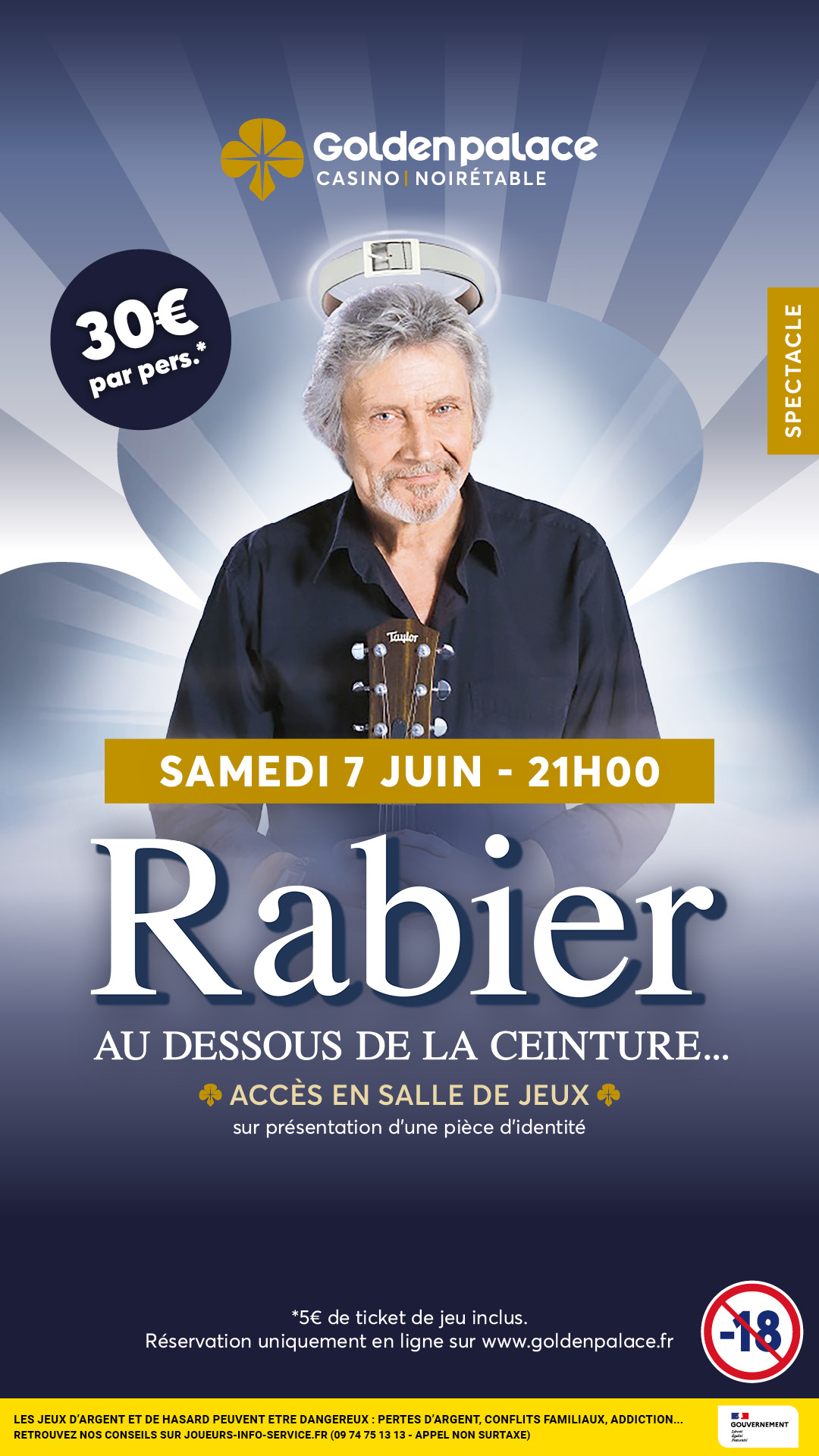 Delaunay Productions - Daniel Rabier - Sous la Ceinture - Casino Golden Palace Noirétable - image_2